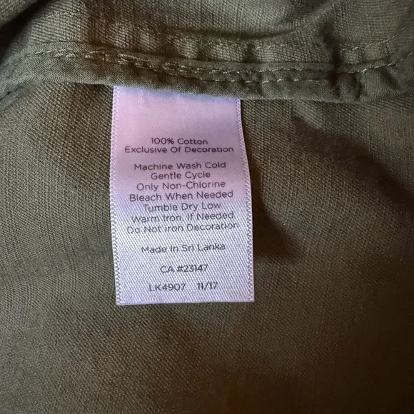 Talbots cotton jacket blazer Pom Pom trim - Picture 6 of 7